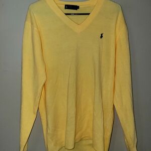 Long sleeve men's polo sweater size xl men
